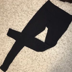 Lululemon Black wonder under leggings -full length